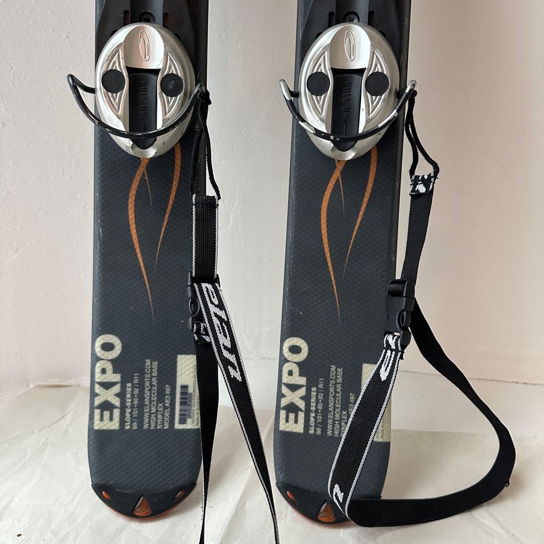 ELAN EXPO スキー板 ショートスキー【まとめベルト付き】