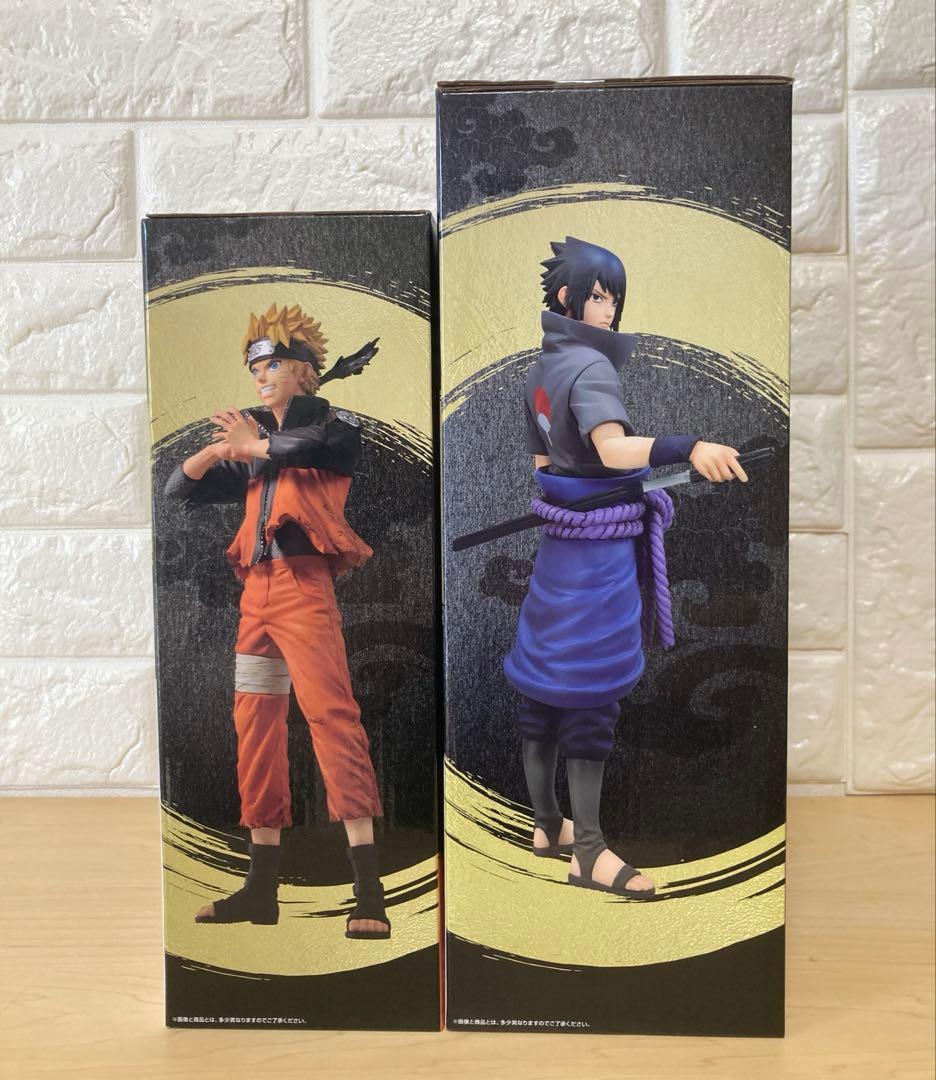 【未開封】NARUTO フィギュア　一番くじ　忍ノ絆　A B ナルト　サスケ