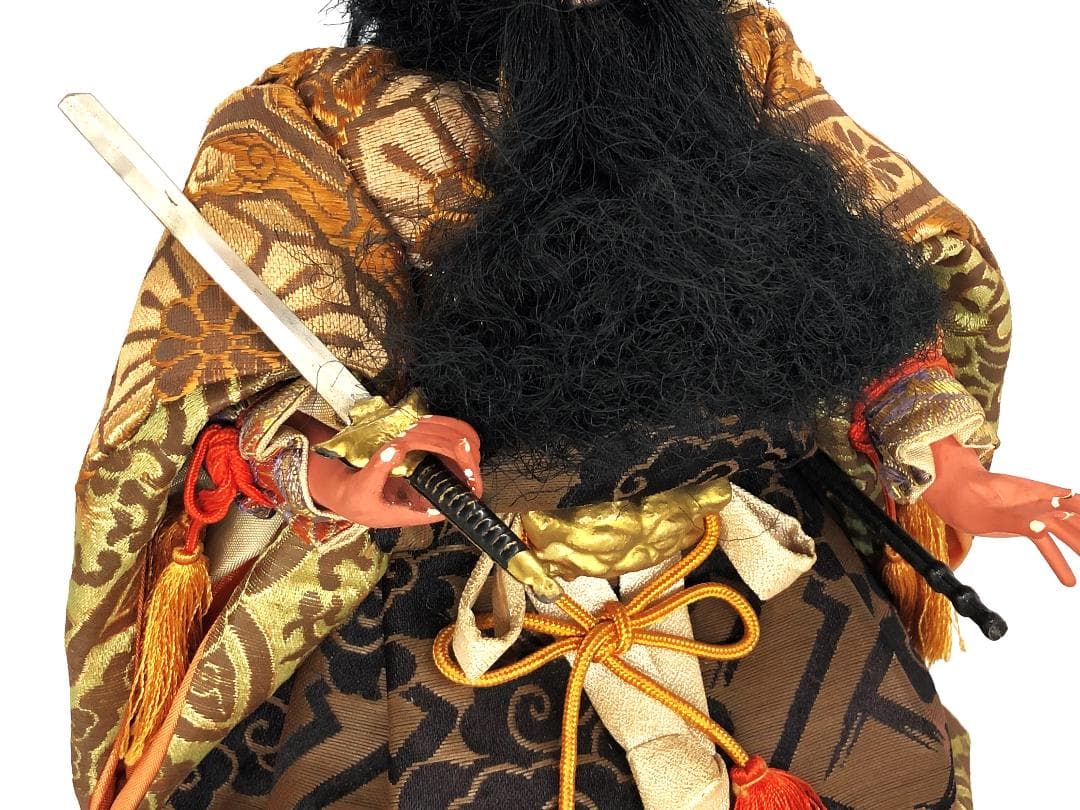 【 100年前の鍾馗さま 】　大正時代　オリジナル付属品、桐箱付