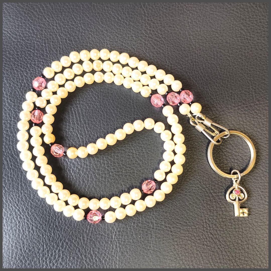 レア★チャーミーキティ パール＆ラインストーン2本