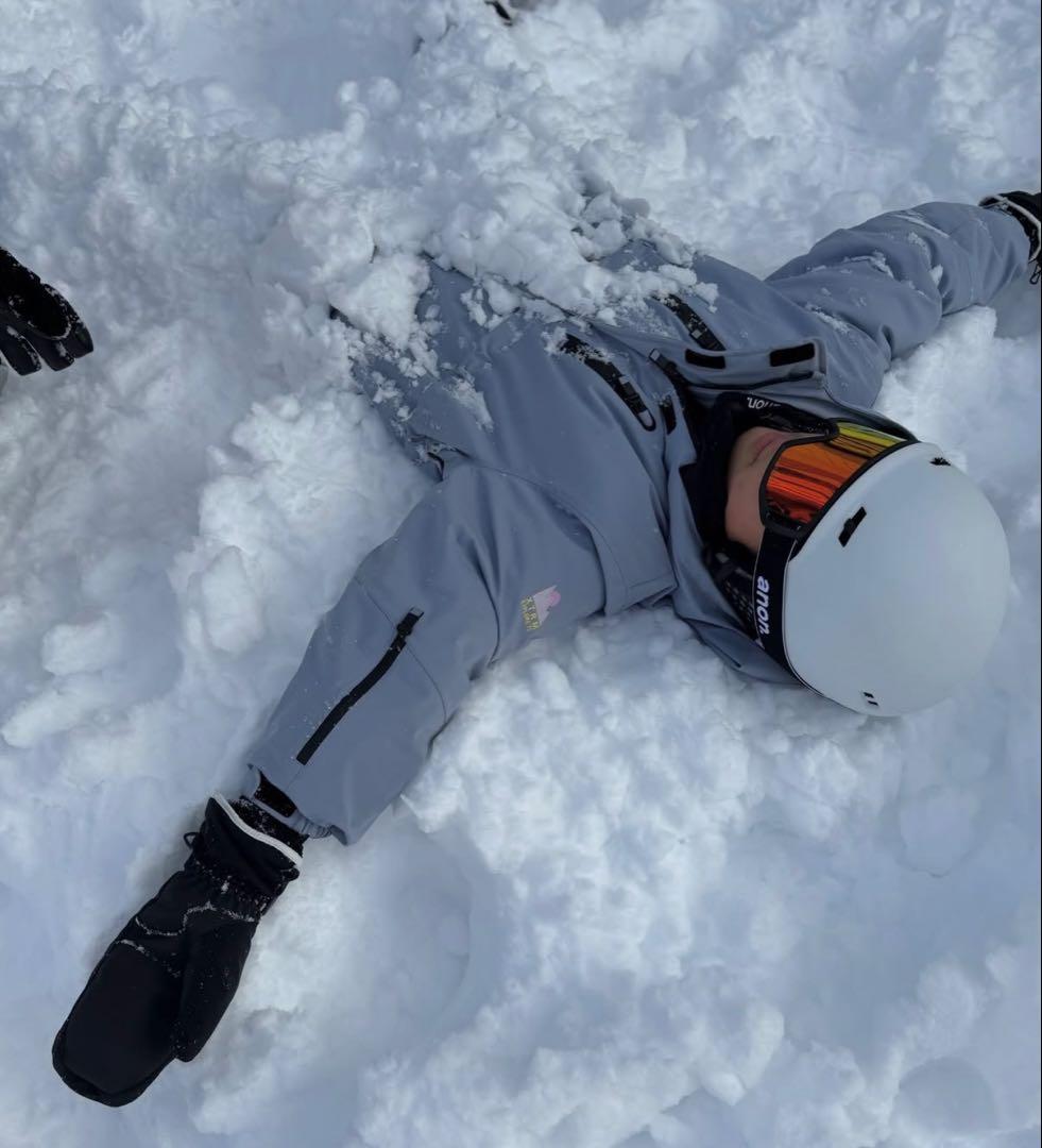 ZARA子ども用スキーウェアセット ブルーグレー　120センチ　クリーニング済