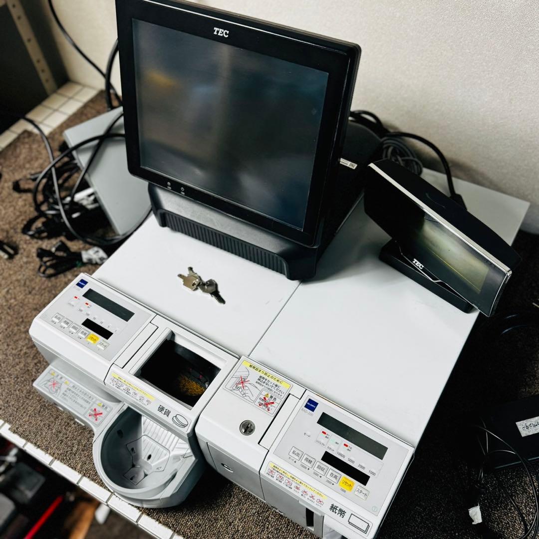 D57希少！グローリー 自動釣銭機 レジ機 レジスター