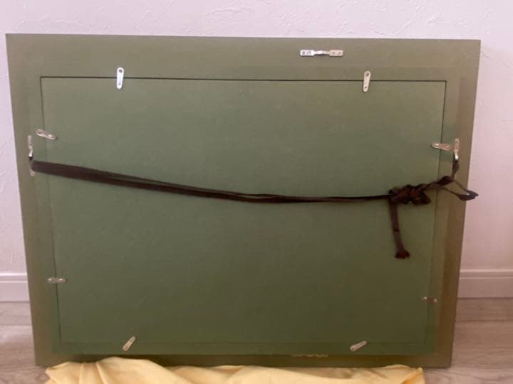 リアリズム　人気画家　中司満夫  夏草の原　6P 洋画　油彩画　写実画