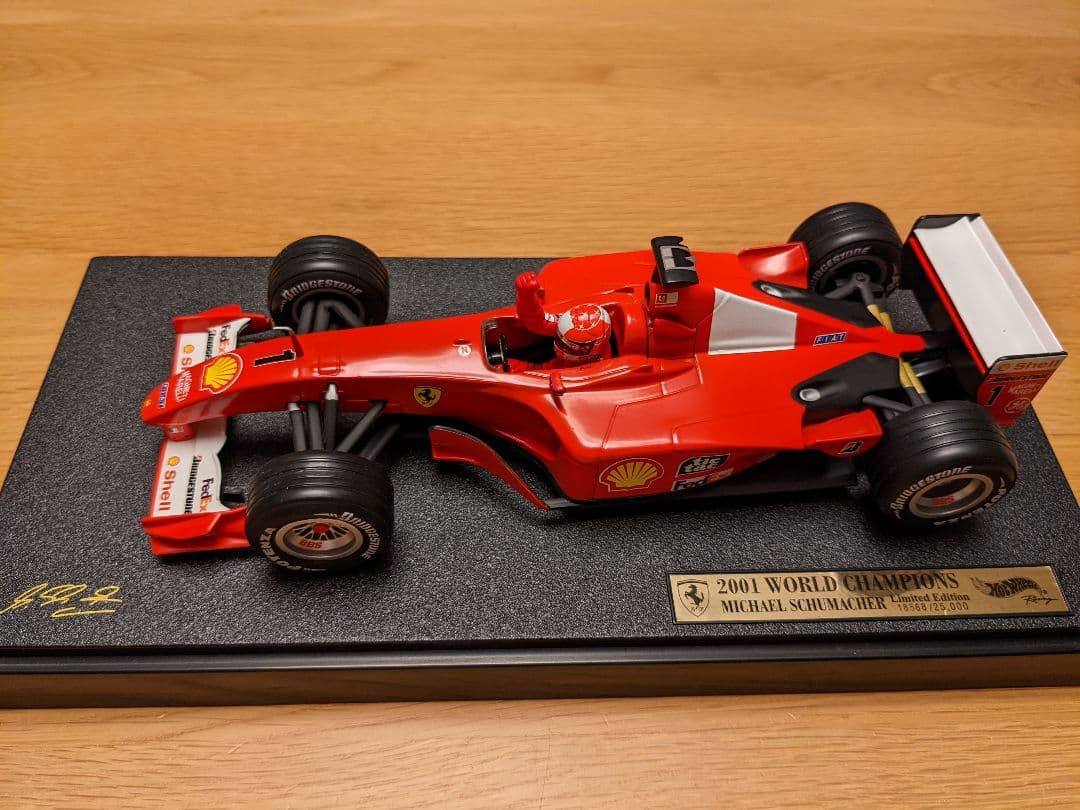 ■限定品■HotWheels Ferrari F2001 シューマッハ