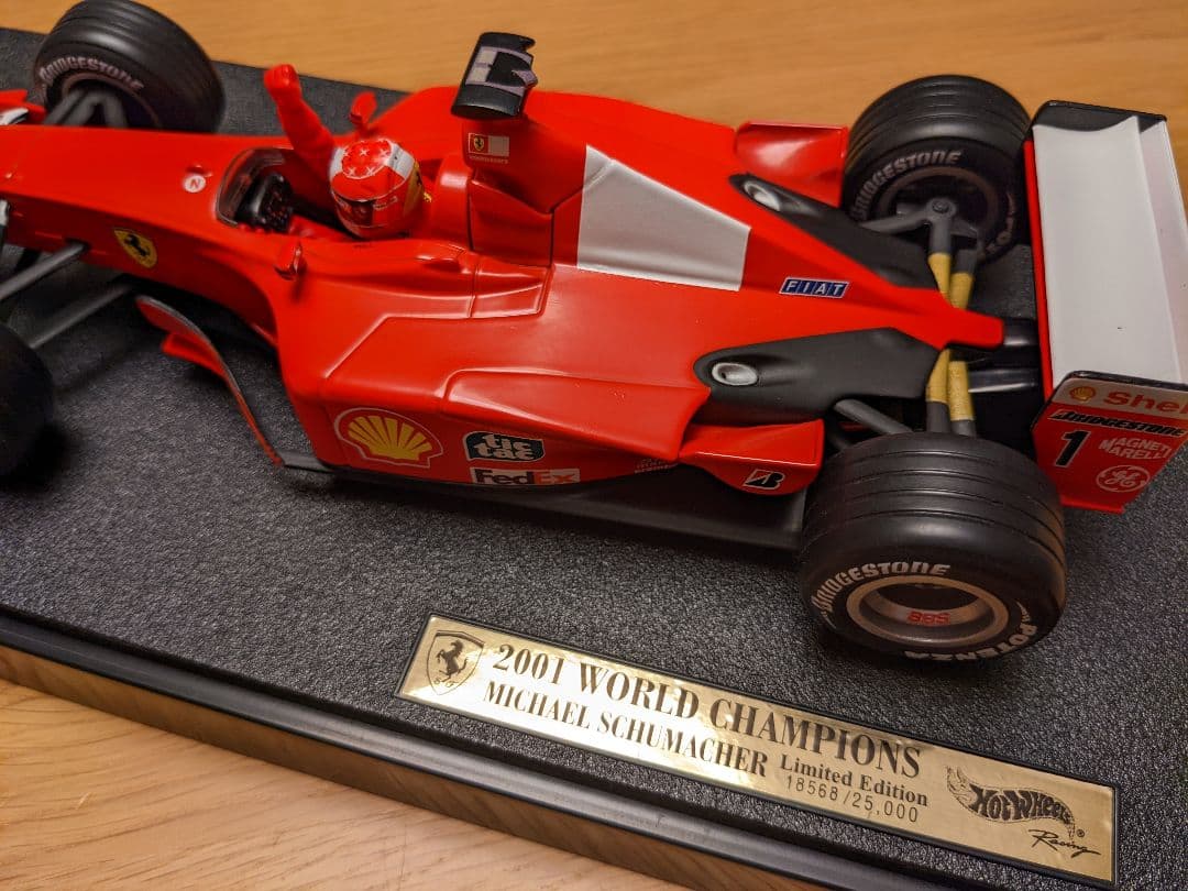 ■限定品■HotWheels Ferrari F2001 シューマッハ