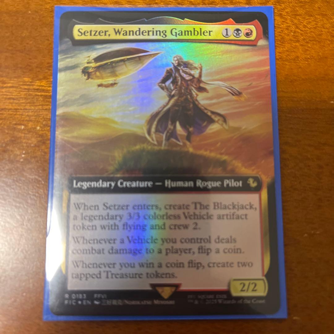 MTG FF さすらいのギャンブラー、セッツァー 英語　Foil