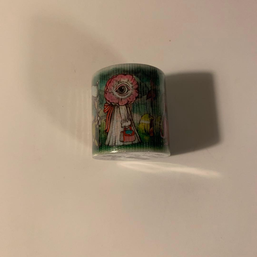 ヒグチユウコ　養生テープ　マスキングテープ　ロールふせん　ビスキュイ缶入り