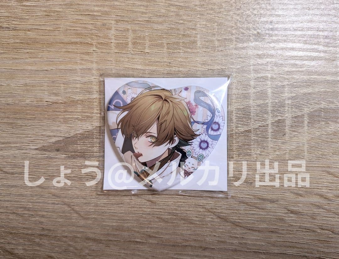 オラソワ ホワイトギフト 缶バッジ 時貞