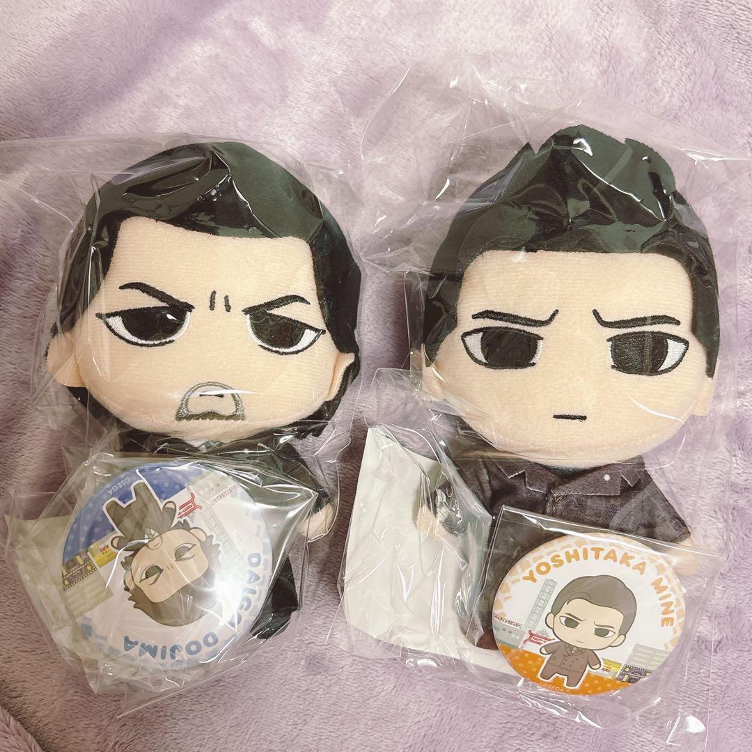 龍が如く ぬいぐるみ＆缶バッジセット 大吾 峯