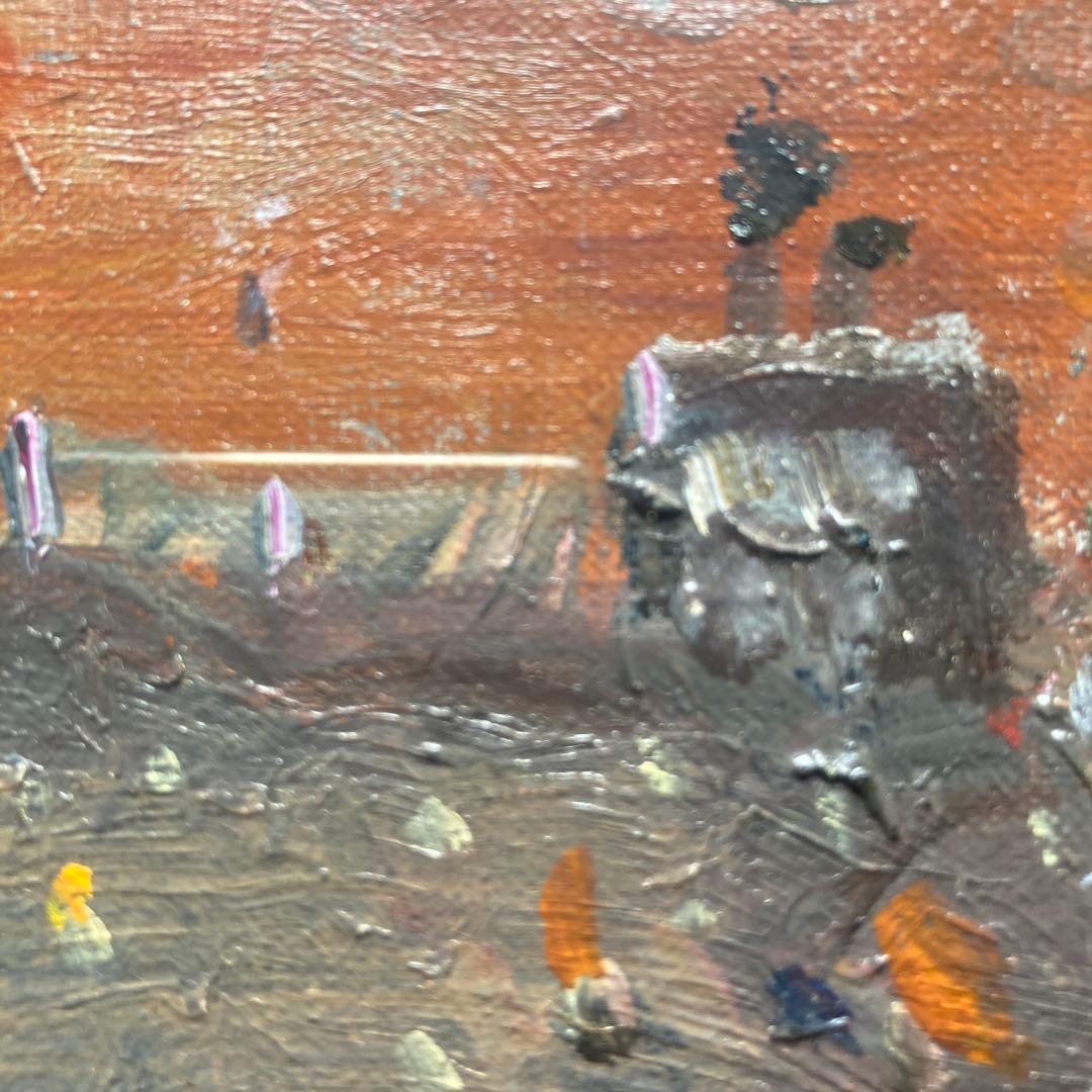 織田廣喜「チュイルリー庭園」３Ｆ　額縁41×46￼絵22×27cm日本芸術院会員