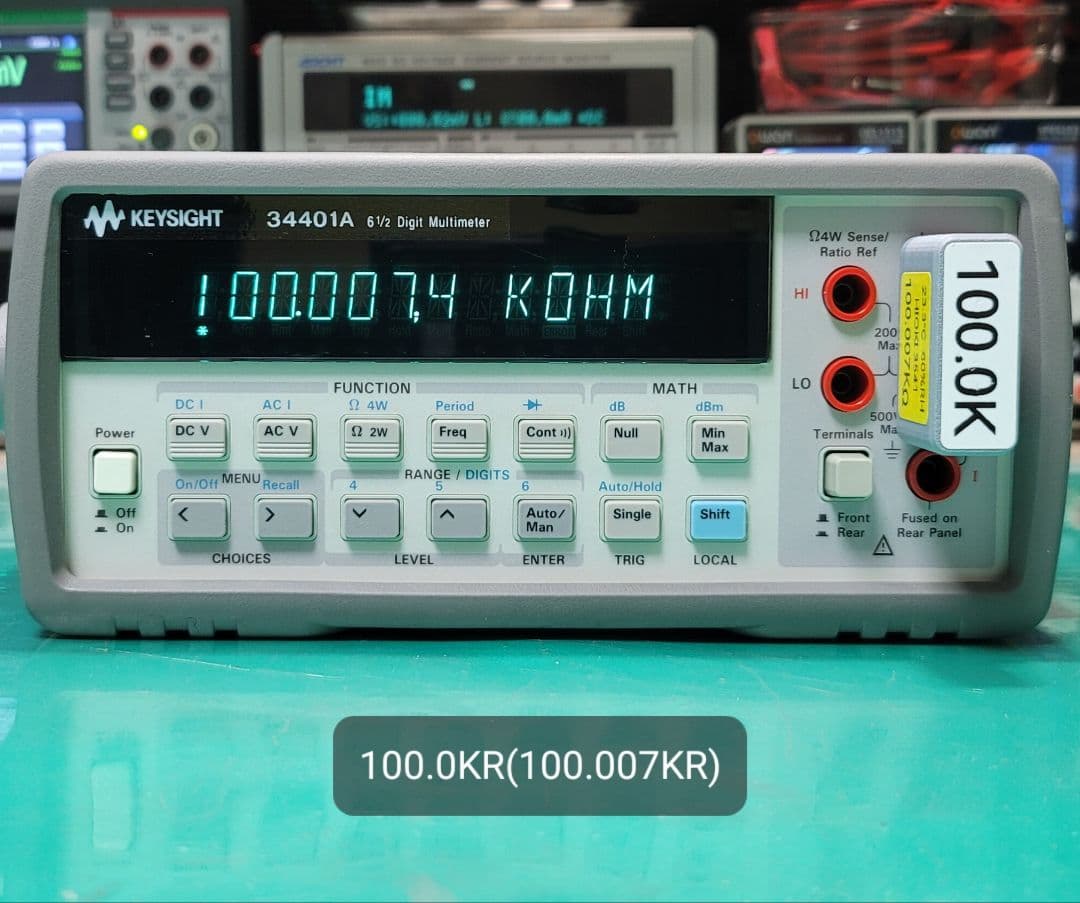 HP/Agilent 34401A 6.5桁 デジタルマルチメーター測定良好