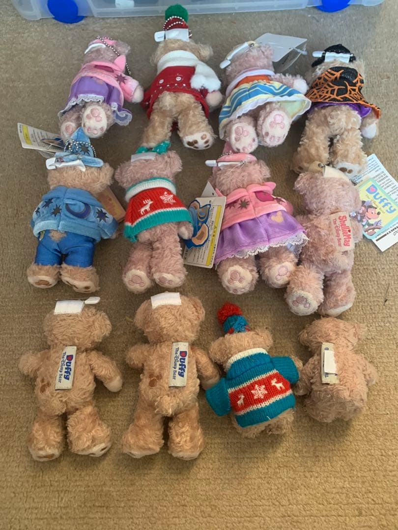 東京ディズニーシー限定のダッフィーシェリーメイ　ぬいぐるみ　12体
