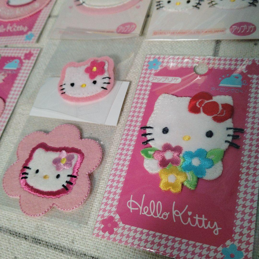 キティ　アップリケ　ワッペン　レトロ　ヴィンテージ　刺繍　まとめ