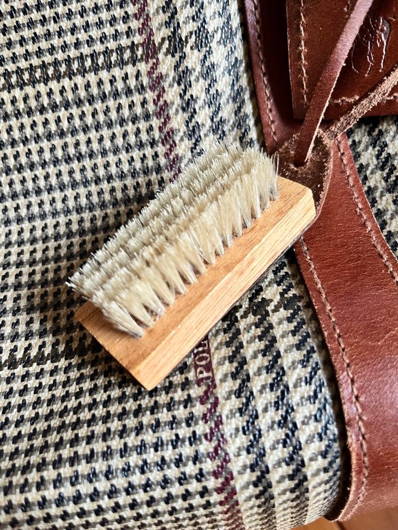 ラルフローレン　ボストンバッグ　2way　斜め掛け　鍵付き　千鳥格子