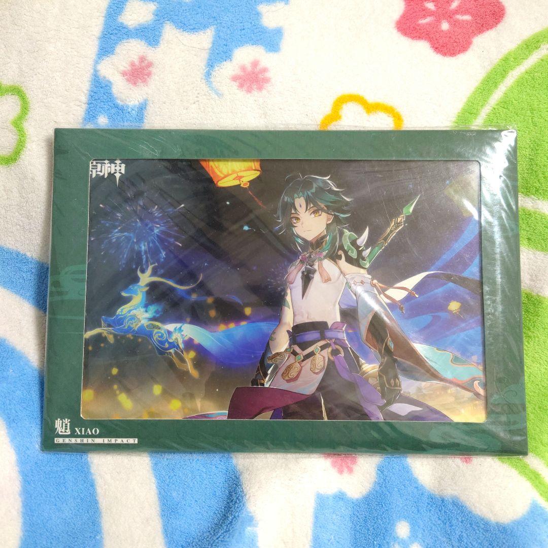原神 魈 ショウ 色紙 缶バッジ キーホルダー コロッタ ラバスト 神の目