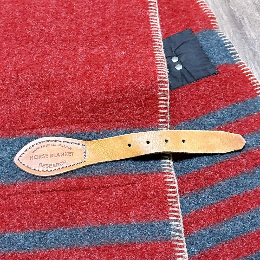廃盤品✨ホースブランケットリサーチ レッド×グレー ハーフサイズ 1/2