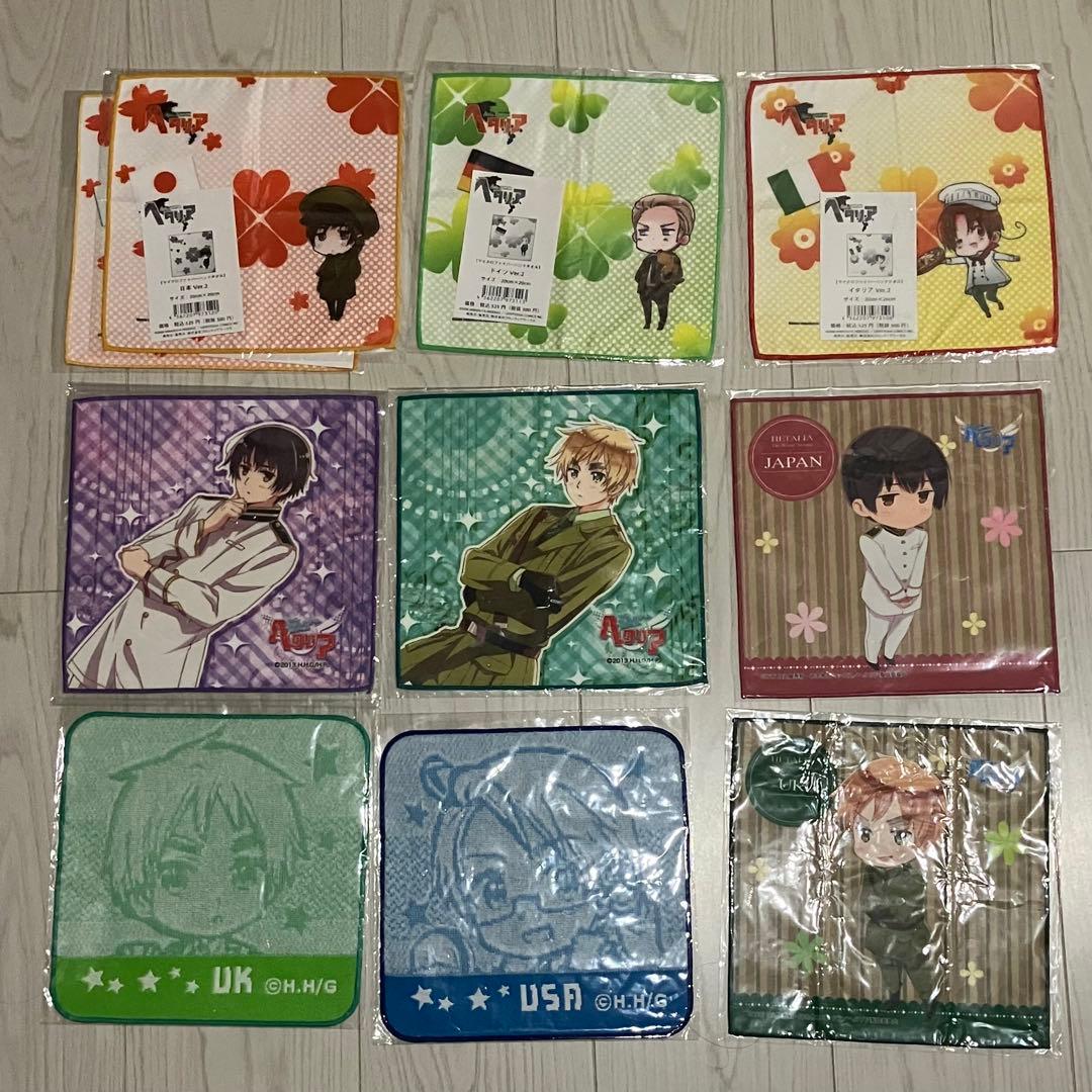ヘタリア ハンカチ まとめ セット タオル