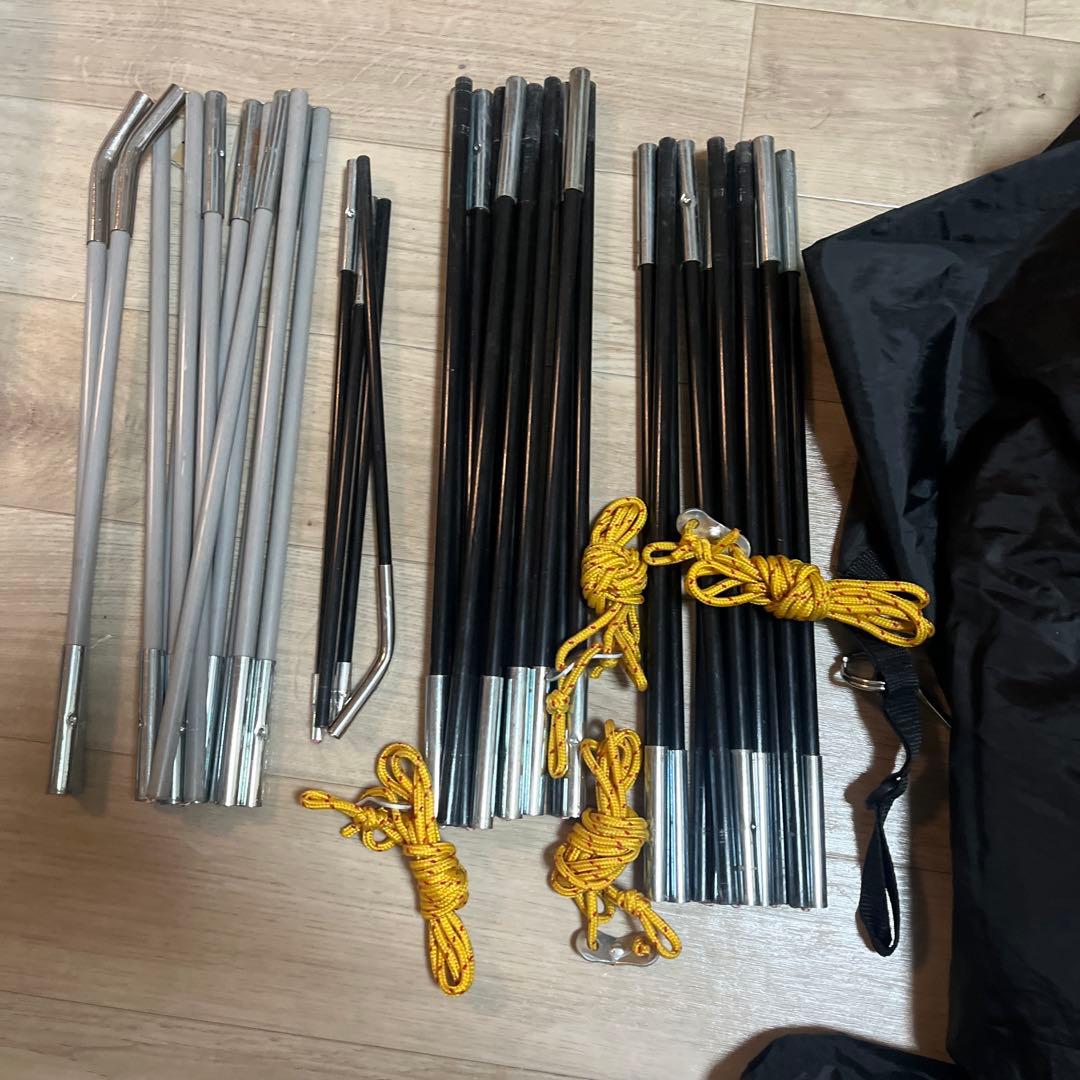 Touring Dome LX キャンプテント 黒