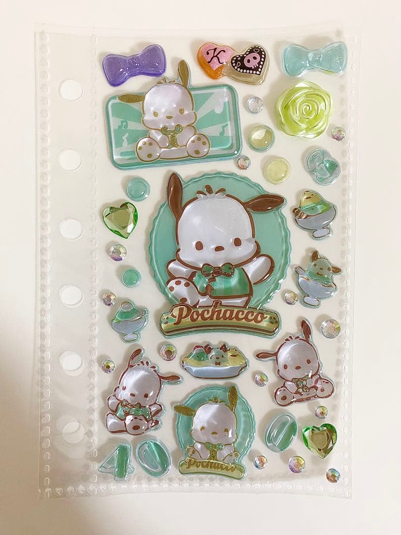 シール帳　完成品　ポチャッコ　はぴだんぶい　キキララ　サンリオ