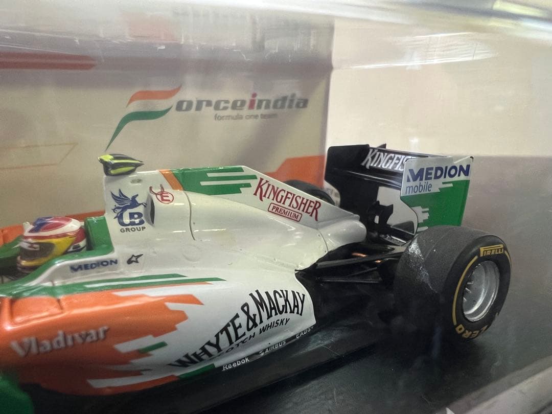 F1 Force India 2011 ポールディレスタ直筆サイン入り1/43