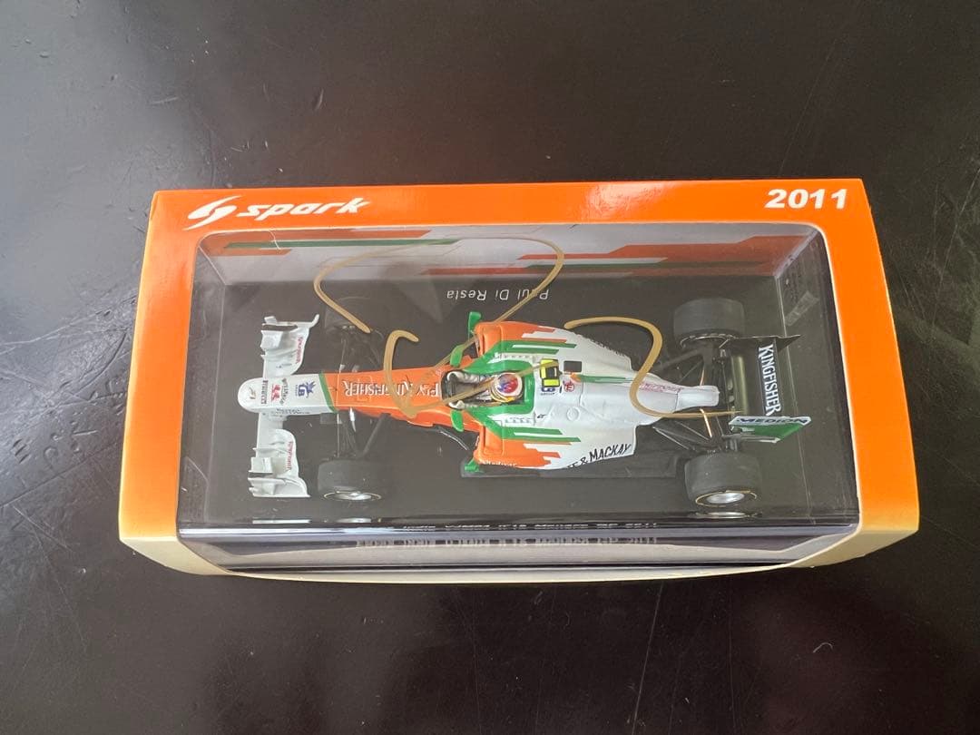 F1 Force India 2011 ポールディレスタ直筆サイン入り1/43