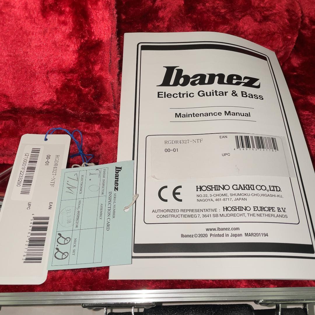 準新品 アイバニーズ Prestige RGDR4327-NTF 7弦ギター