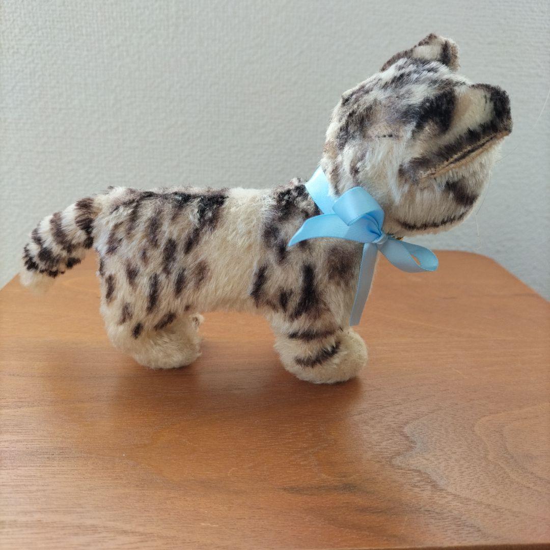 ビンテージ　シュタイフ　Tabby　キャット　猫　ちょっと訳あり