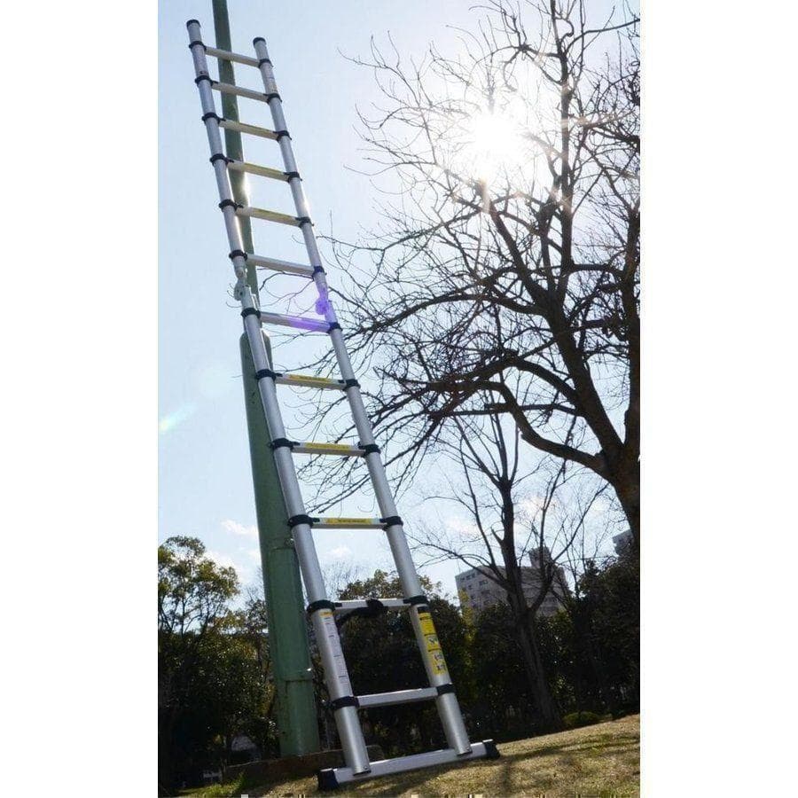 はしご 伸縮 3.8m 折りたたみ 耐荷重150kg 家庭用 業務用 災害R47