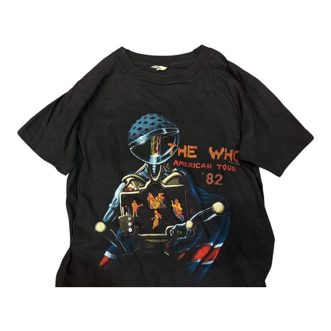 美品◎\"82 ピンテージ THO WHOザ フー 北米ツアーT パキ綿 S相応◎