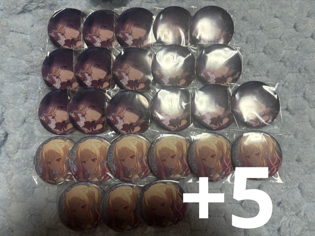 プロセカ 41.42B 天馬咲希 グリッター缶バッジ