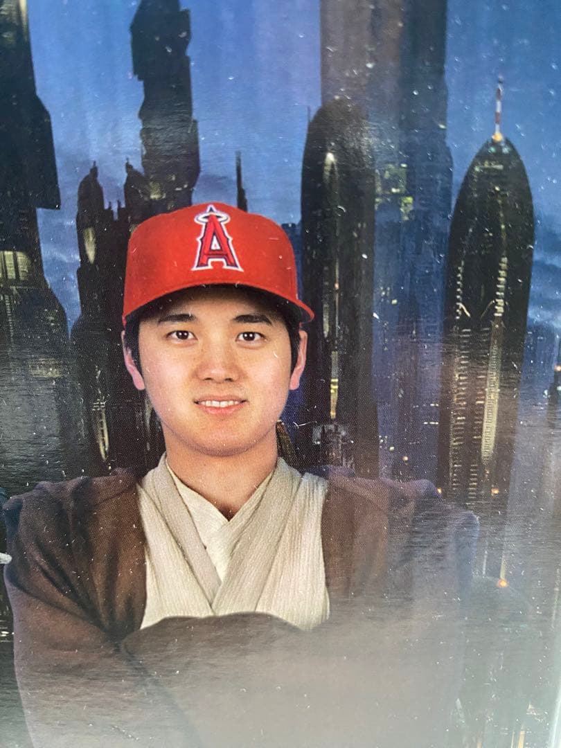 希少品！大谷翔平　エンジェルススターウォーズ　コラボボブルヘッド