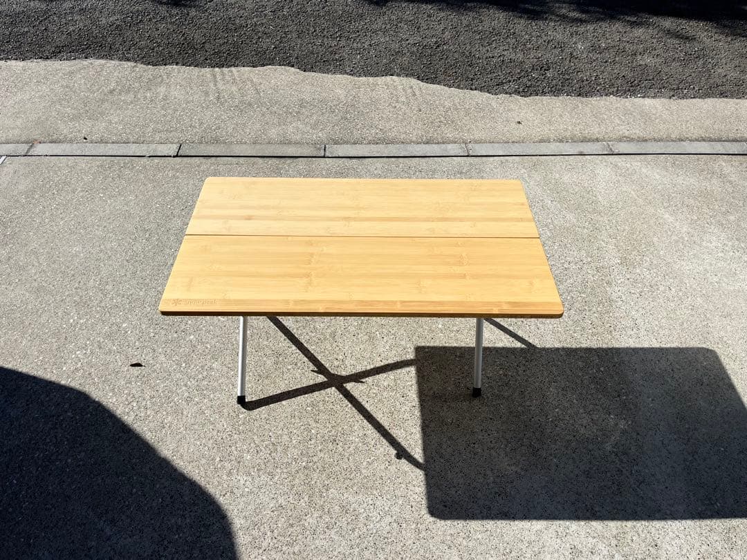 スノーピークワンアクションローテーブル竹 LV-100TR