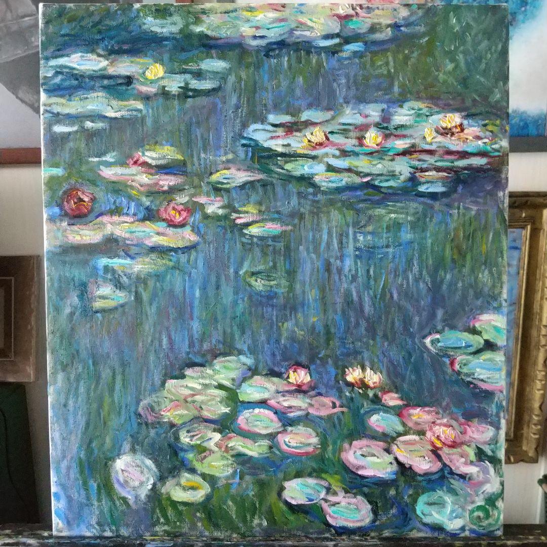 モネ 睡蓮 模写 10号 F10