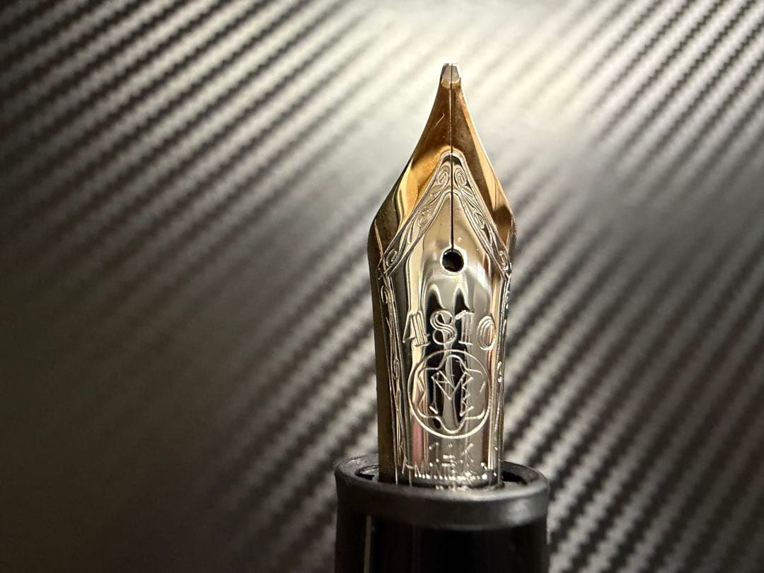 未使用に近い モンブラン マイスターシュテュック 146 中白 B 太字 万年筆