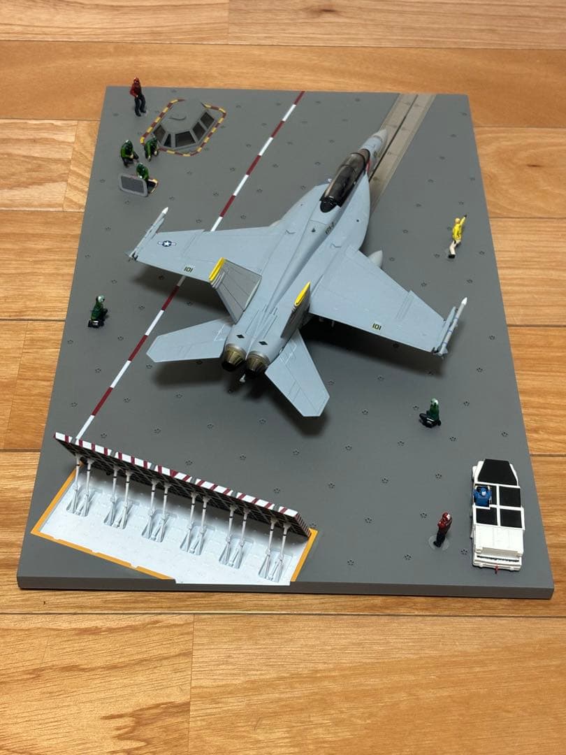 TSM MODEL 1/72 アメリカ海軍 空母デッキベースⅠ 塗装済完成品