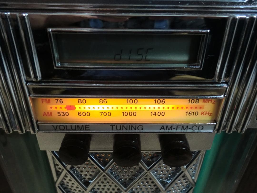 【中古・現状品】丸美屋『のりのり♪ジュークボックス』CDラジオ 平成レトロ