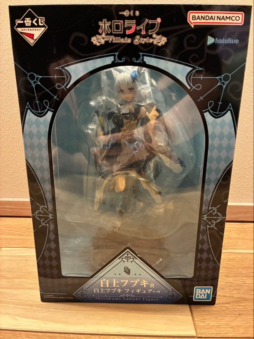 一番くじ　ホロライブ　白上フブキ　フィギュア　ちょこのっこ　アクリルボード