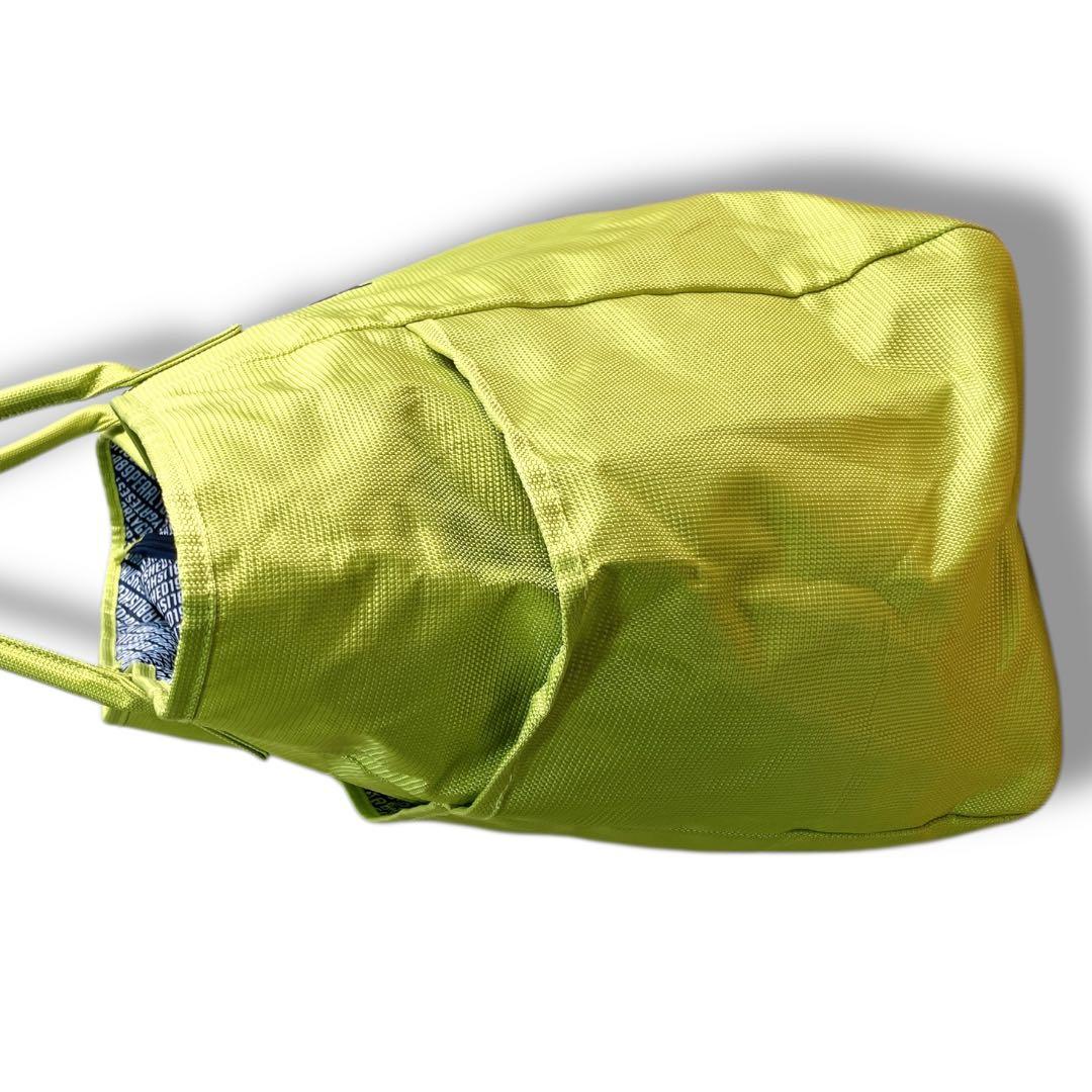 パーリーゲイツ 良品 肩掛け可 大容量 多収納 ロッカーバッグ ネオングリーン