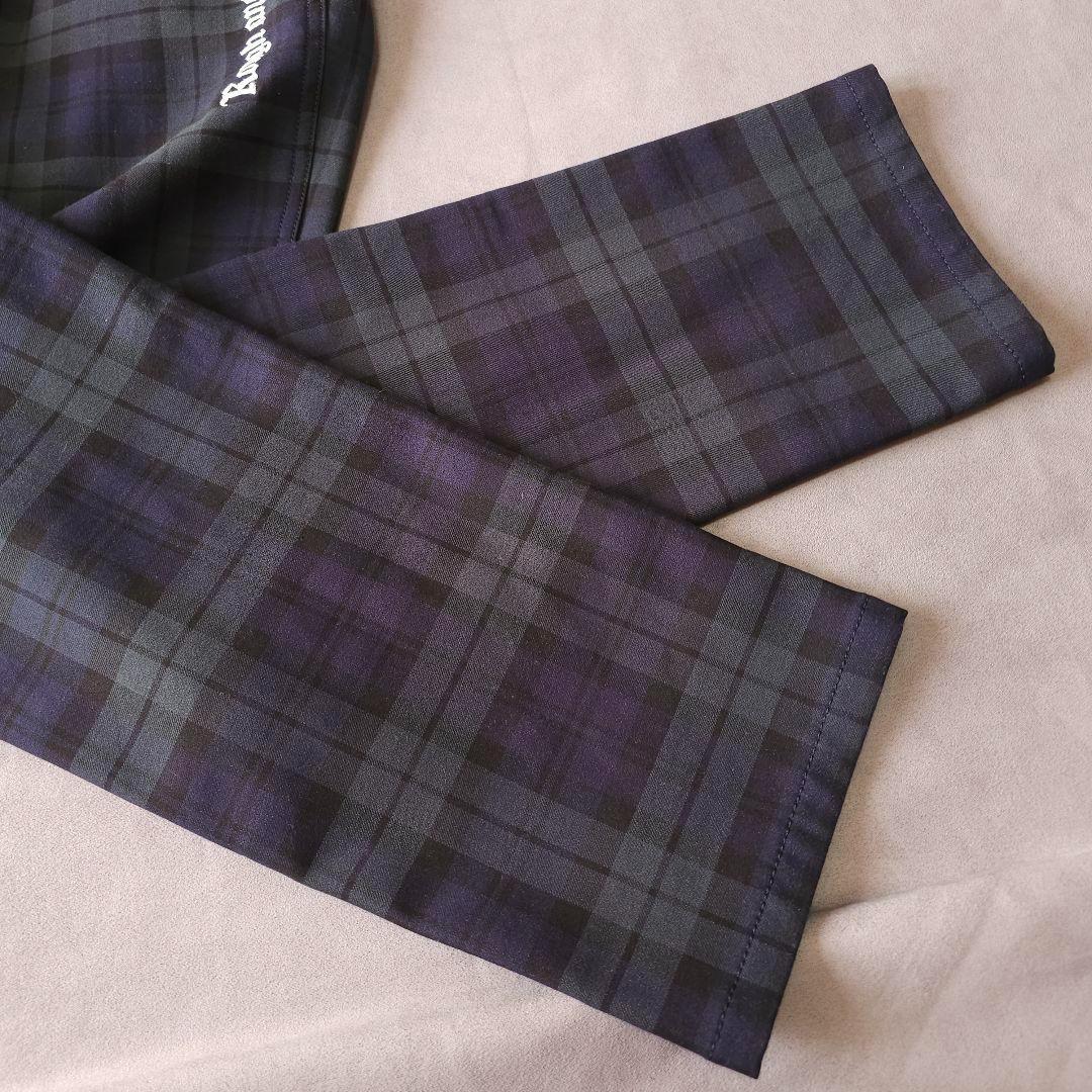 【ラフアンドスウェル】2022年ブラックウォッチ柄 ストレッチゴルフパンツS