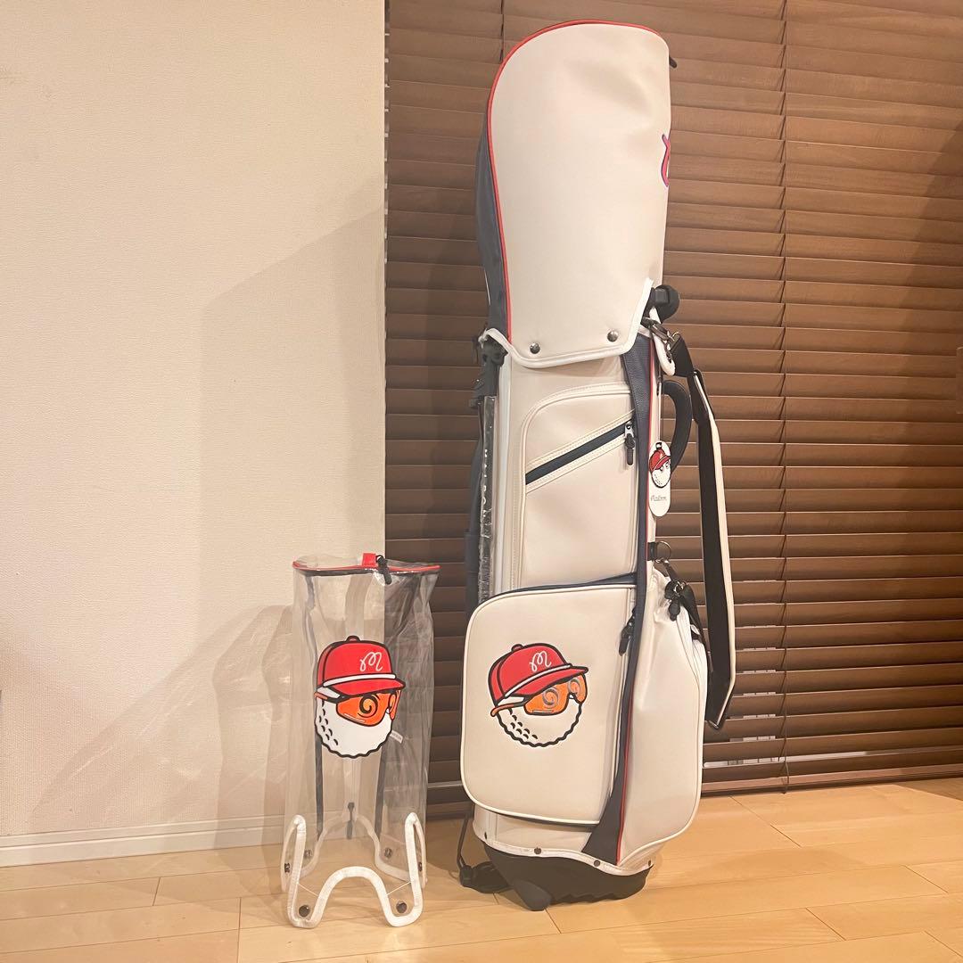 【即発送】完売MALBON マルボンゴルフ キャディバッグ ゴルフバッグ 白