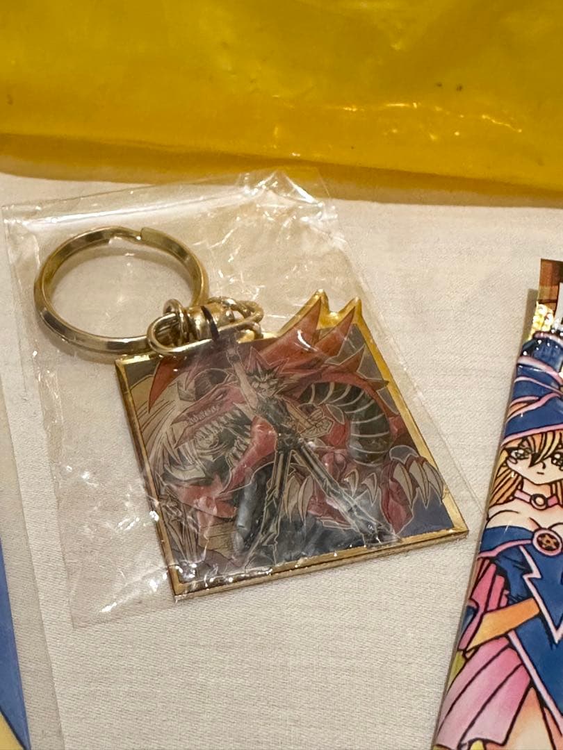 【未使用品】遊戯王 ジャンプフェスタ2001 限定 下敷き キーホルダー パック