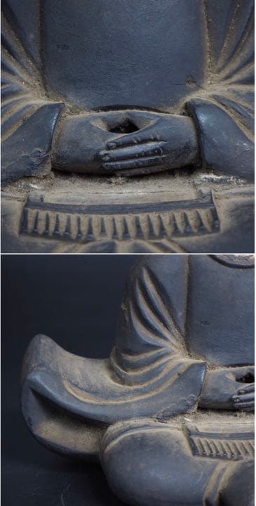 送料無料　戦国時代～安山桃山時代木造菅原道真像