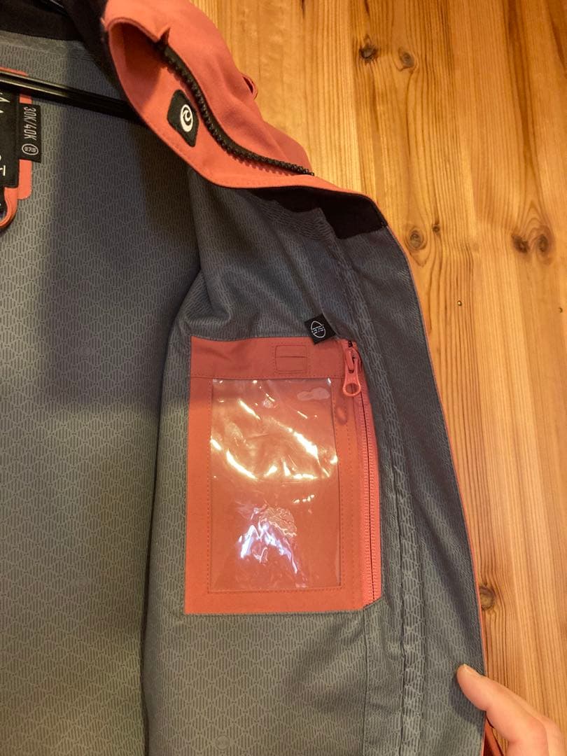 Rip Curl ※上下セット　上ピンクジャケット　下ブルーグレービブパンツ