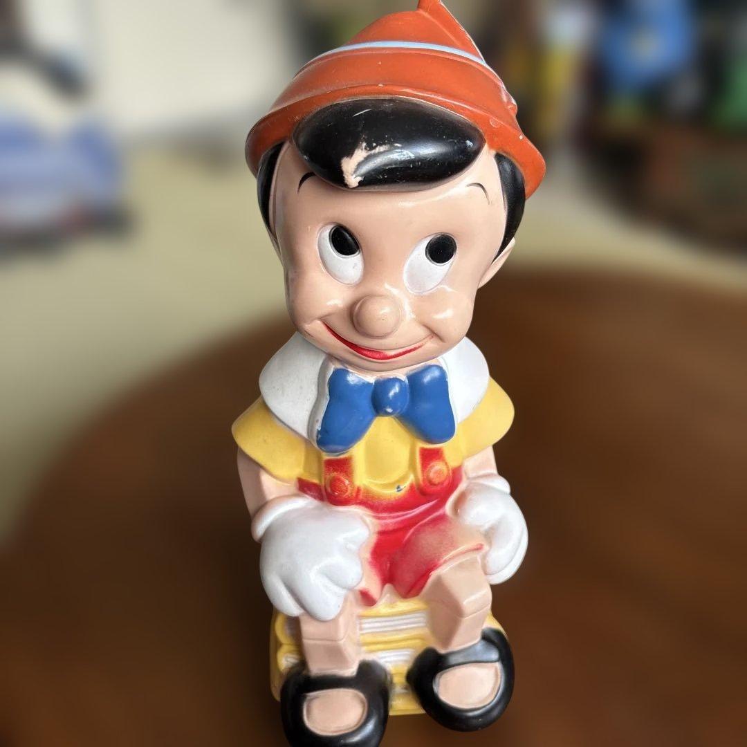 ヴィンテージ　ソフビ　ピノキオ