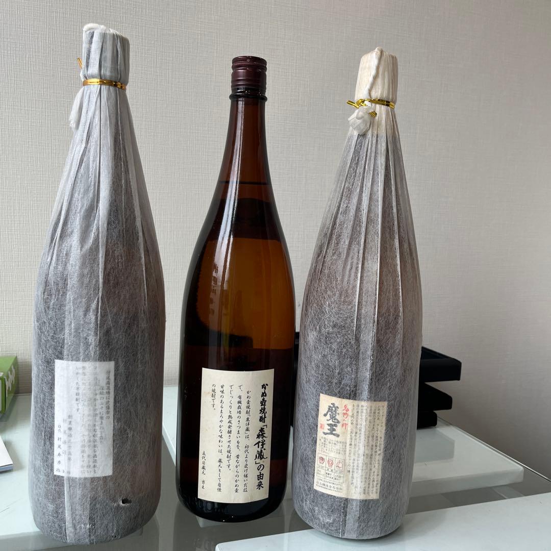 レア焼酎　森伊蔵　魔王　村尾　1.8ℓ 3Mセット