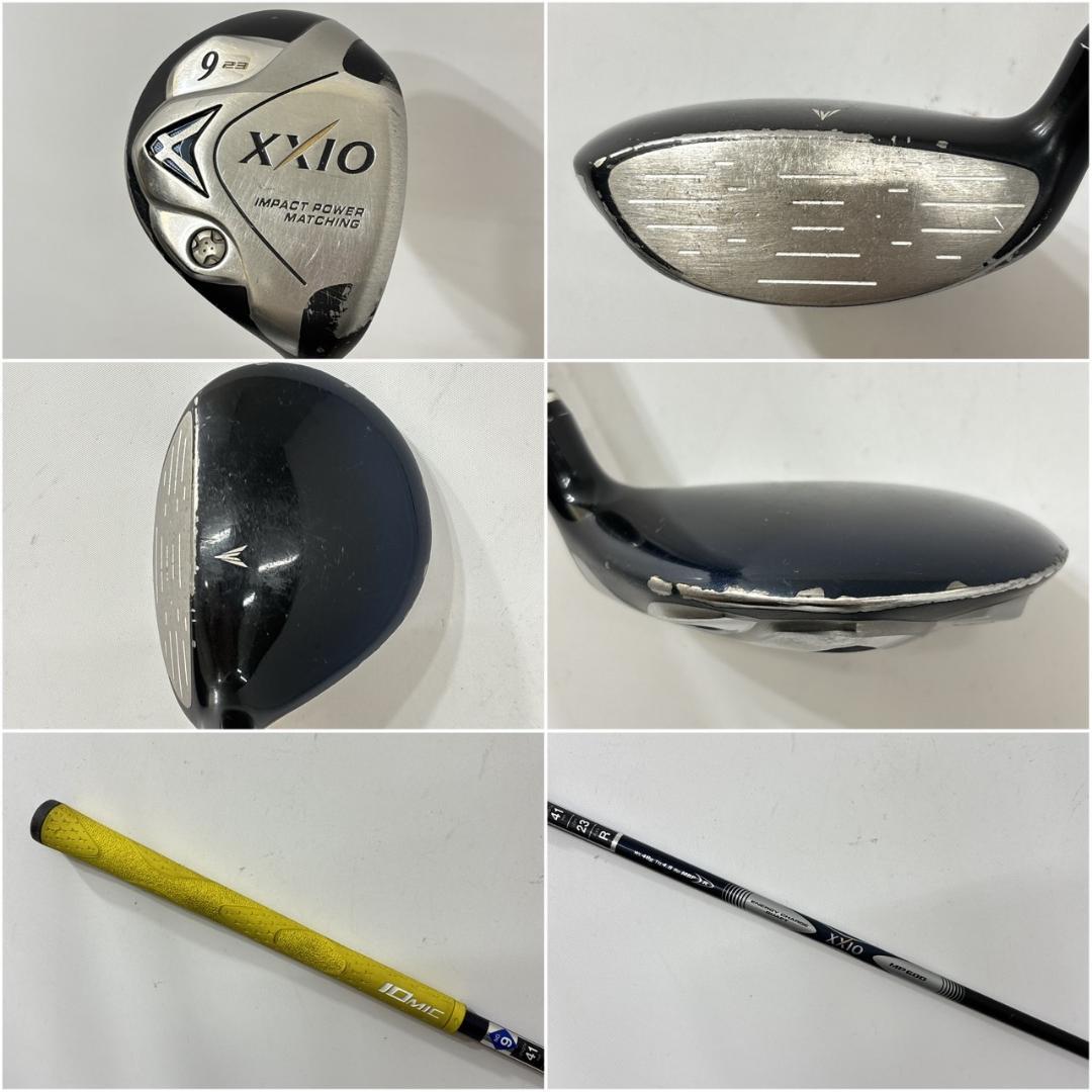 メンズ右利き初心者用　ゼクシオ　4＆6＆8代目　ゴルフクラブセット　W-2554