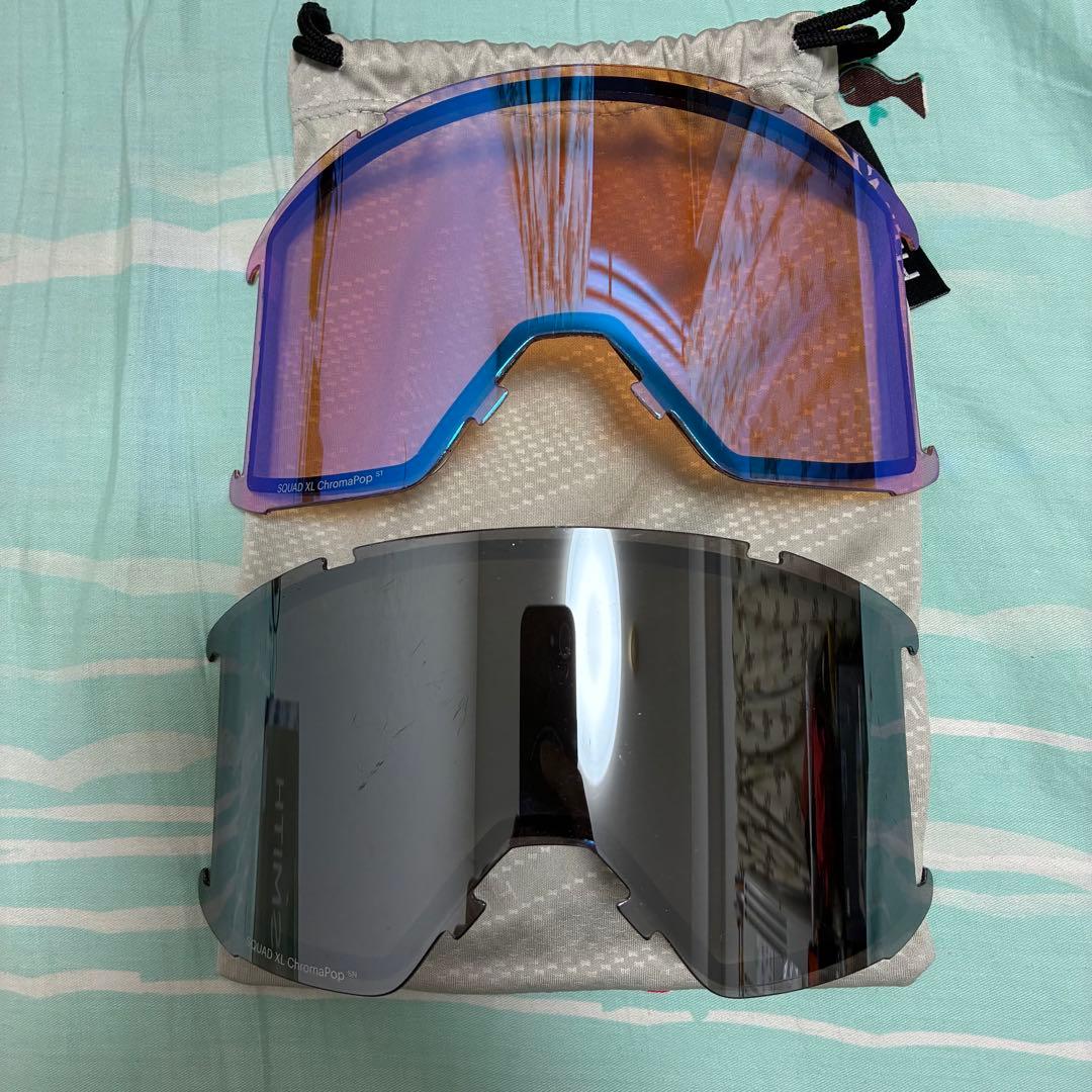 Smith Squad XL ゴーグル Asia fit 平面レンズ