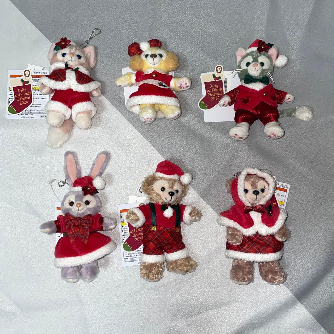 ぬいぐるみバッジ　2024クリスマス　ディズニーシー