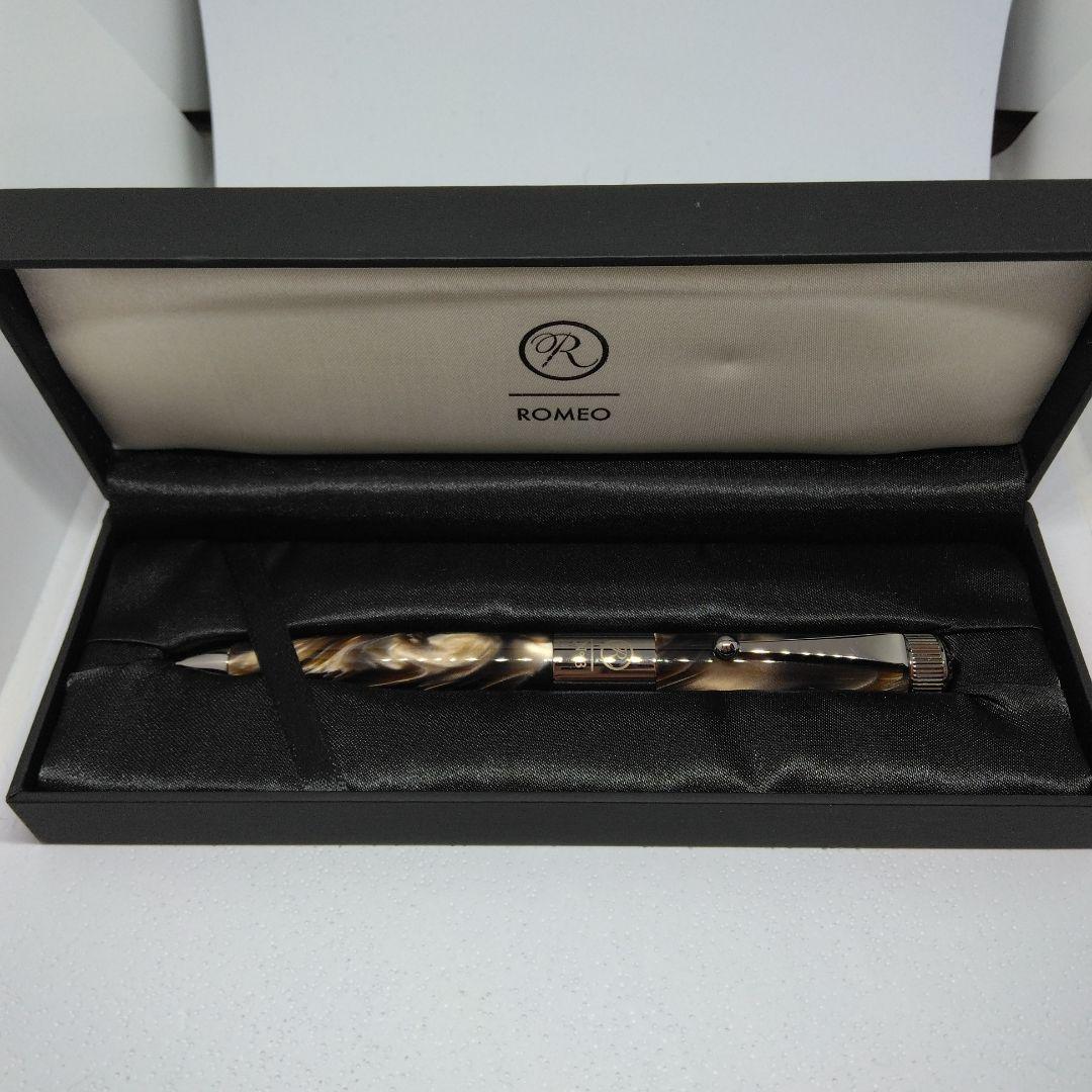 ROMEO ボールペン No.3 マーブルブラウン