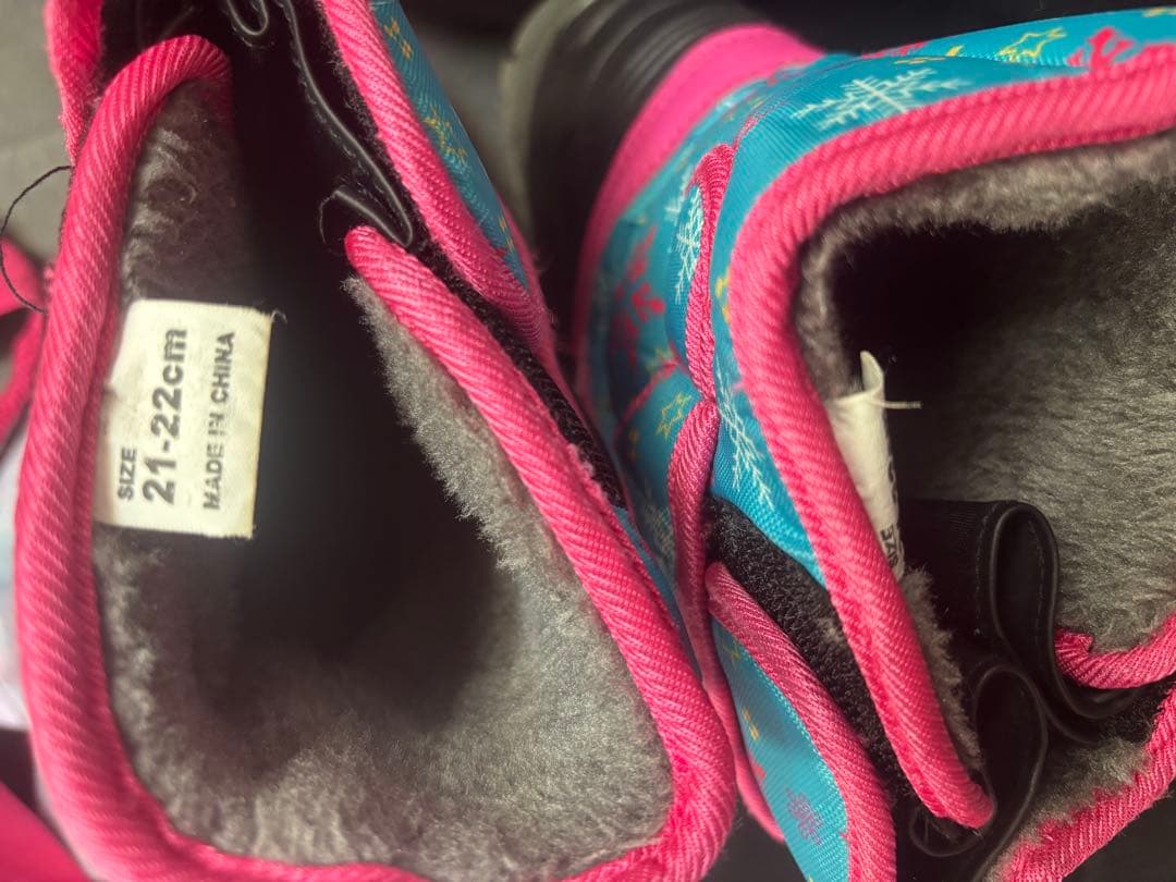 スキー　 スノーボードウェア サイズ120　ジュニア　シューズセット21-22